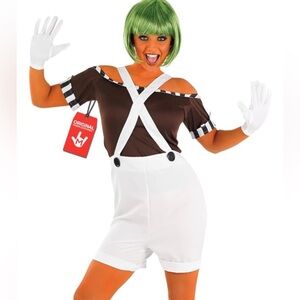 NWT Women’s‎ Chocolate Factory Worker Costume | Willy Wonka Outfit Medium